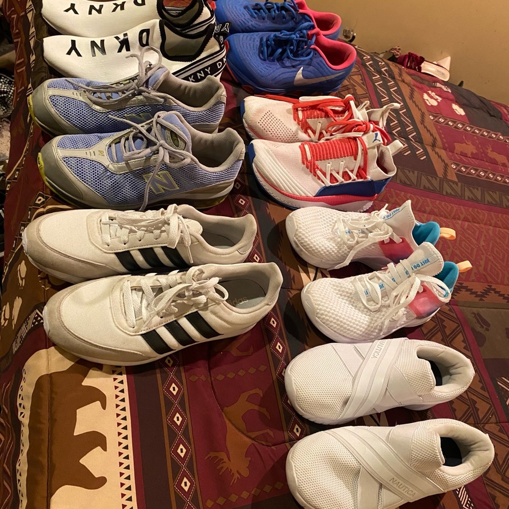 Nike dkny new balance puma nautica adidas 61/2 -8